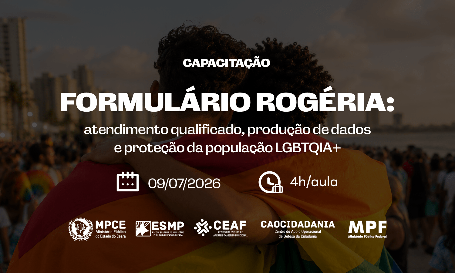 MP do Ceará promoverá capacitação para qualificar atendimento de órgãos públicos à população LGBTQIA+