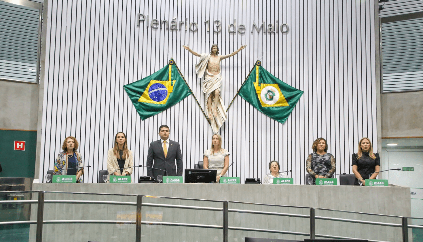 PGJ Herbet Santos participa de sessão solene na Alece em alusão aos 20 anos da Lei Maria da Penha