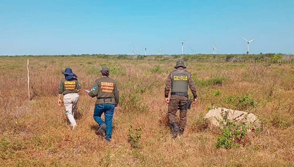 Operação Mata Atlântica em Pé identifica mais de 134 hectares desmatados ilegalmente no Ceará em 2026
