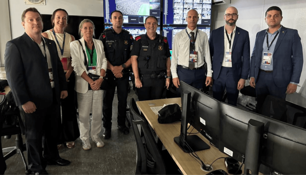 GNCOVE acompanha operação de segurança em partida no estádio Camp Nou, na Espanha