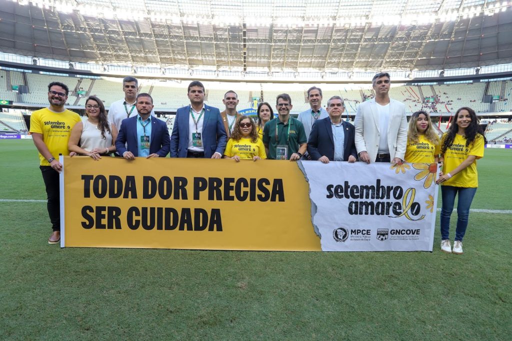 MP do Ceará leva campanha de valorização da vida à Arena Castelão durante Clássico-Rei