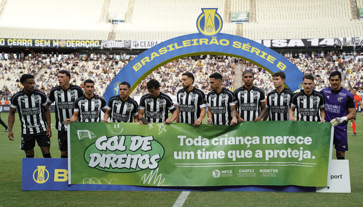 MP do Ceará promove ação educativa sobre direitos de crianças e adolescentes na Arena Castelão, em Fortaleza