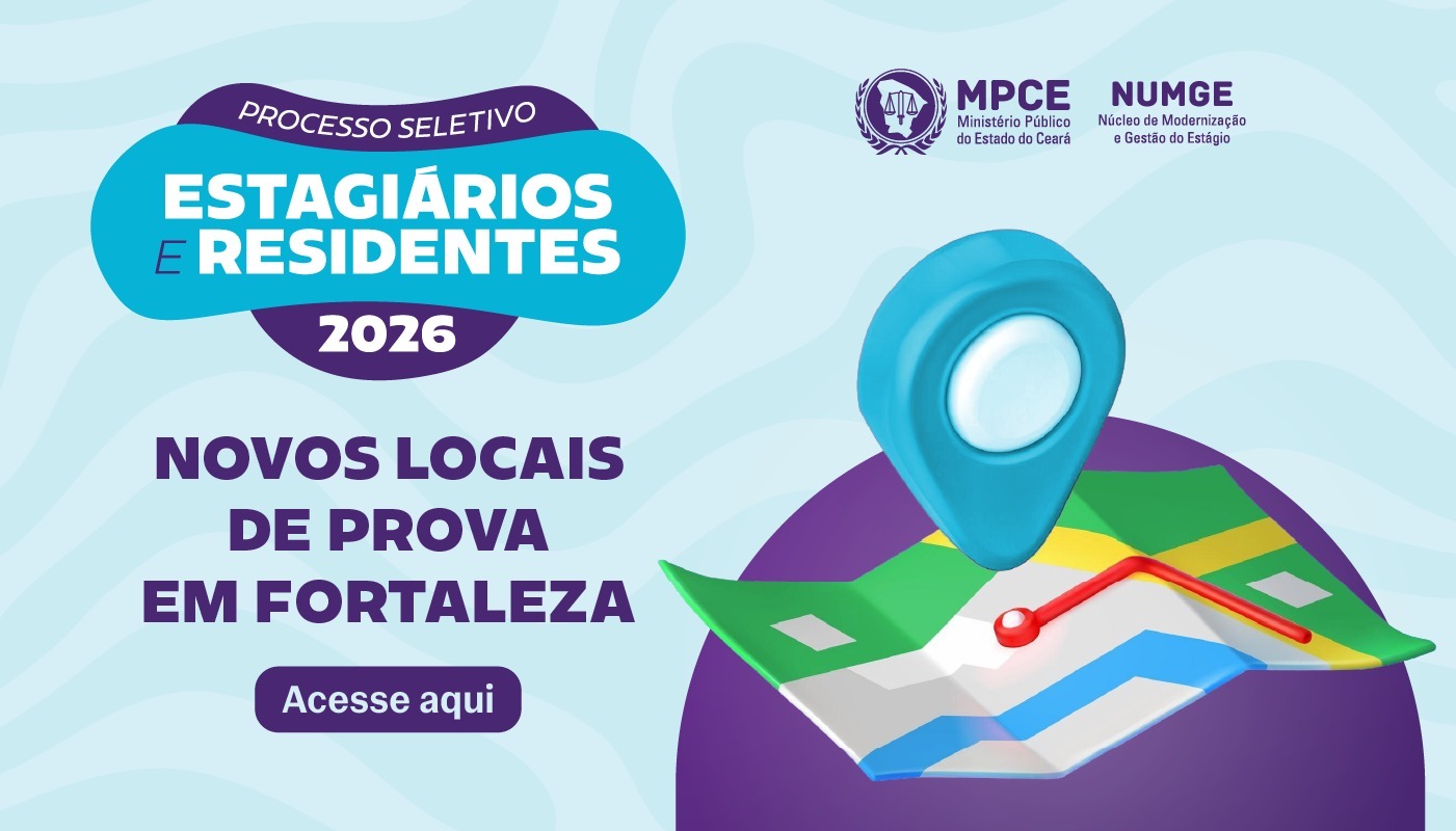 Divulgada relação dos novos locais de prova para seleção de estagiários e residentes em Fortaleza