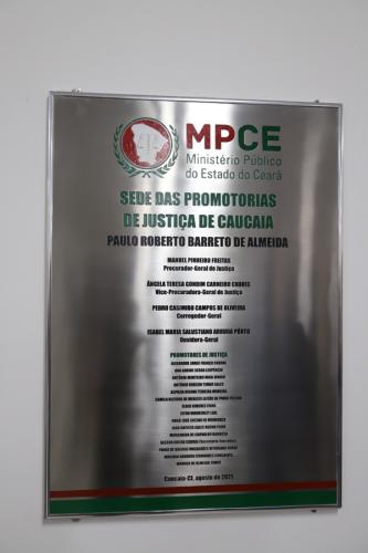 PGJ entrega oficialmente prédio das Promotorias de Justiça de Caucaia